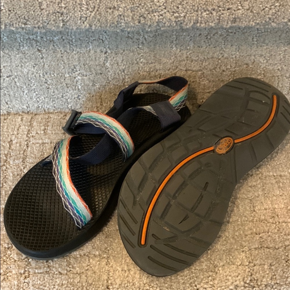 Chaco Women's Sandals - Black with Multicolor Straps